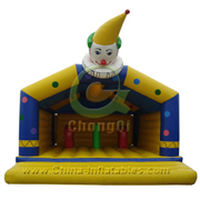 inflatable clown bouncer